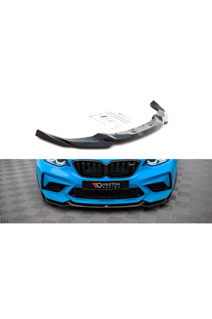 Maxton Design spoiler pod přední nárazník pro BMW M2 F87, plast ABS bez povrchové úpravy, pro verzi Competition