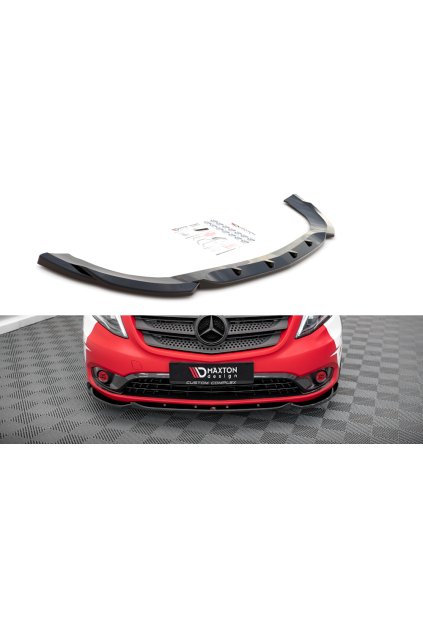 Maxton Design spoiler pod přední nárazník pro Mercedes Vito W447 Facelift, carbon-Look
