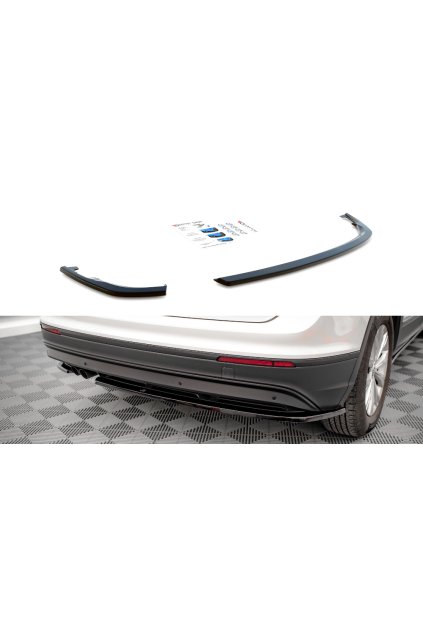 Maxton Design boční difuzory pod zadní nárazník pro Volkswagen Tiguan MK2 Standard, plast ABS bez povrchové úpravy
