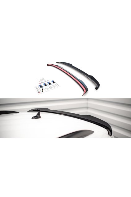 Maxton Design prodloužení spoileru pro Volkswagen Tiguan MK2 Standard, carbon-Look