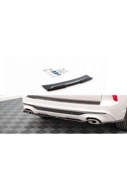 Maxton Design středový spoiler pod zadní nárazník pro Ford Kuga Mk3 ST-Line, carbon-Look