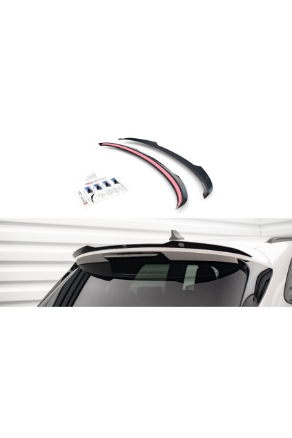 Maxton Design prodloužení spoileru pro Ford Kuga Mk3 ST-Line, černý lesklý plast ABS