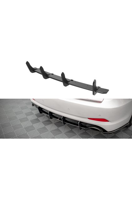 Maxton Design "Street Pro" difuzor zadního nárazníku pro Hyundai i40 Mk1, plast ABS bez povrchové úpravy