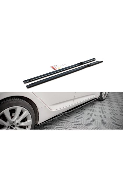 Maxton Design difuzory pod boční prahy pro Hyundai i40 Mk1, carbon-Look