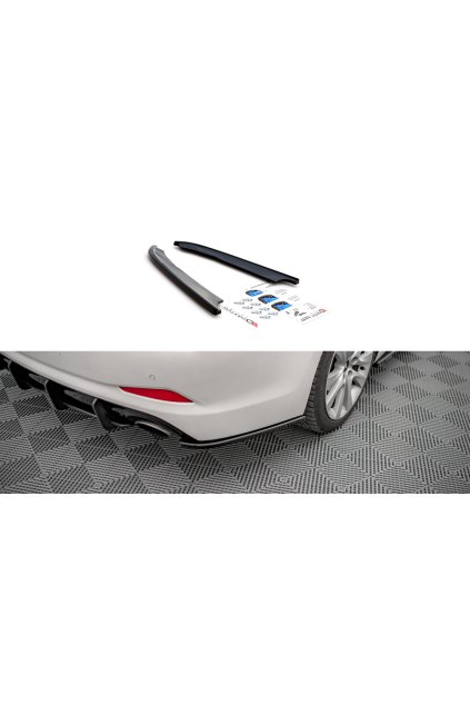 Maxton Design boční difuzory pod zadní nárazník pro Hyundai i40 Mk1, černý lesklý plast ABS