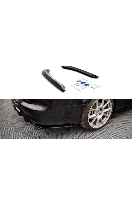 Maxton Design boční difuzory pod zadní nárazník pro Seat Exeo, carbon-Look