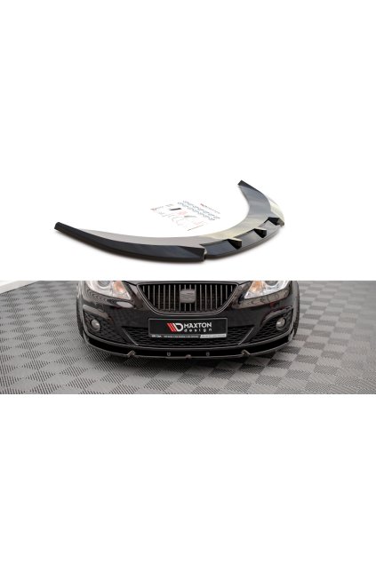Maxton Design spoiler pod přední nárazník pro Seat Exeo, carbon-Look