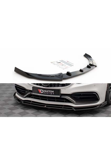 Maxton Design spoiler pod přední nárazník ver.2 pro Mercedes třída C W205 Facelift/63 AMG/Coupe, plast ABS bez povrchové úpravy