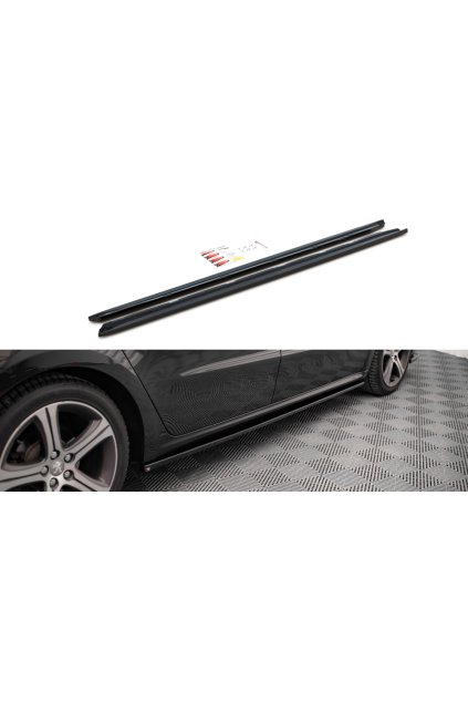 Maxton Design difuzory pod boční prahy pro Peugeot 508 Mk1 GT, carbon-Look