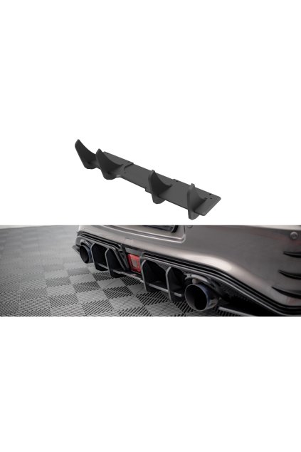 Maxton Design "Street Pro" difuzor zadního nárazníku pro Nissan 370Z Nismo, plast ABS bez povrchové úpravy