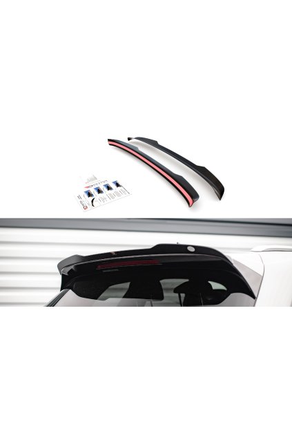 Maxton Design prodloužení spoileru pro Volkswagen Touareg Mk3 /R-Line, carbon-Look