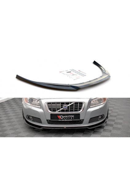 Maxton Design spoiler pod přední nárazník ver.2 pro Volvo V70 Mk3, carbon-Look