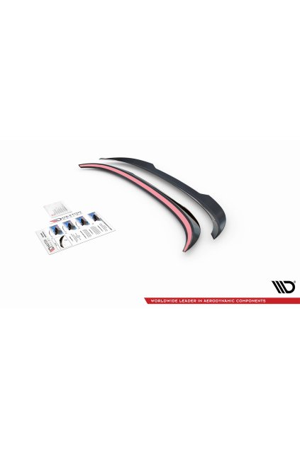 Maxton Design prodloužení spoileru ver.2 pro Volvo V70 Mk3, carbon-Look