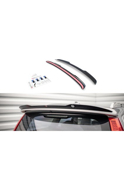 Maxton Design prodloužení spoileru pro Volvo V70 Mk3, carbon-Look