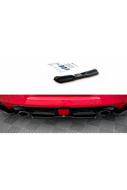 Maxton Design středový spoiler pod zadní nárazník pro Nissan 370Z Facelift, plast ABS bez povrchové úpravy