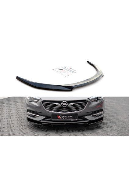 Maxton Design spoiler pod přední nárazník ver.3 pro Opel Insignia Mk2, černý lesklý plast ABS