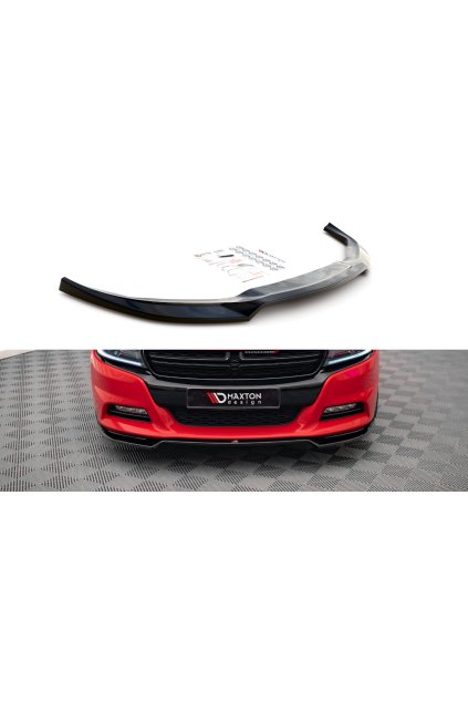 Maxton Design spoiler pod přední nárazník ver.2 pro Dodge Charger Mk7 Facelift RT, carbon-Look