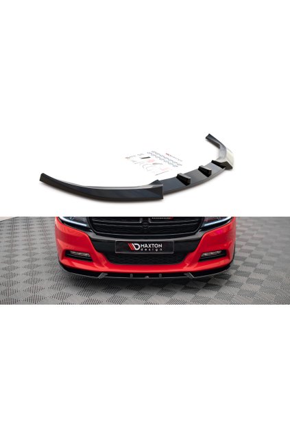 Maxton Design spoiler pod přední nárazník pro Dodge Charger Mk7 Facelift RT, carbon-Look