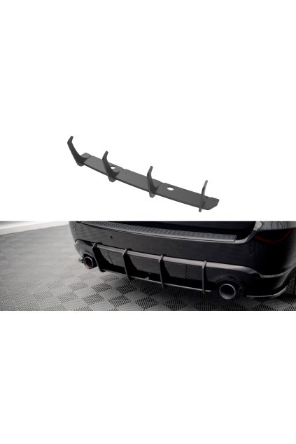 Maxton Design "Street Pro" difuzor zadního nárazníku v.2 pro Dodge Durango RT Mk3, plast ABS bez povrchové úpravy