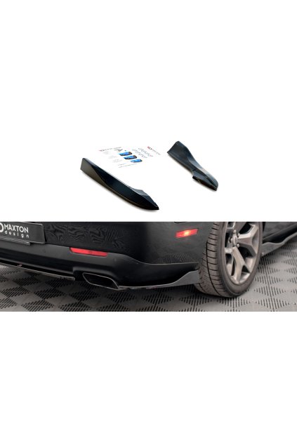 Maxton Design boční difuzory pod zadní nárazník pro Dodge Challenger Mk3 RT Facelift, plast ABS bez povrchové úpravy