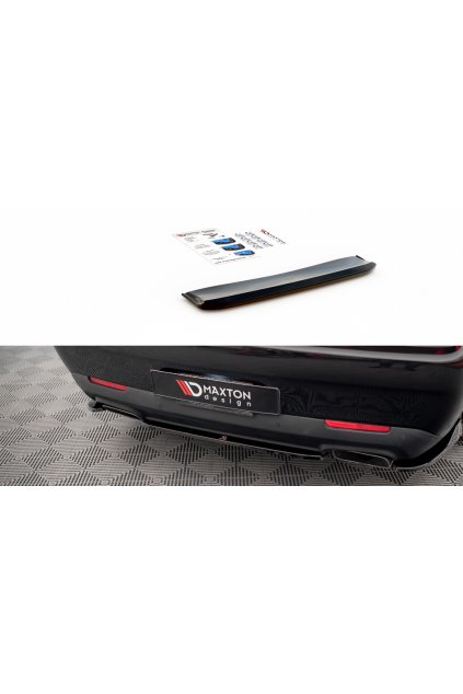 Maxton Design středový spoiler pod zadní nárazník pro Dodge Challenger Mk3 RT Facelift, carbon-Look