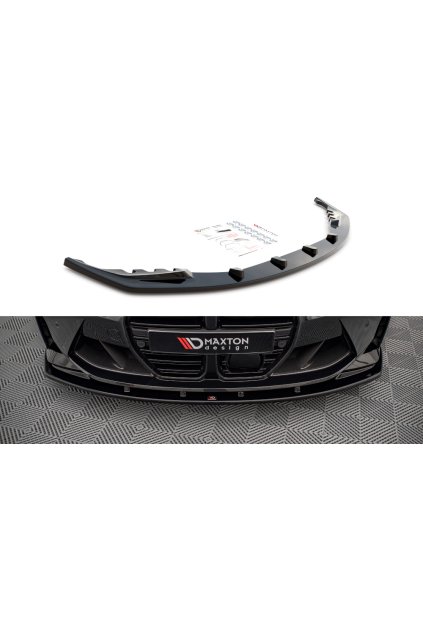 Maxton Design spoiler pod přední nárazník pro BMW M3 G80, carbon-Look