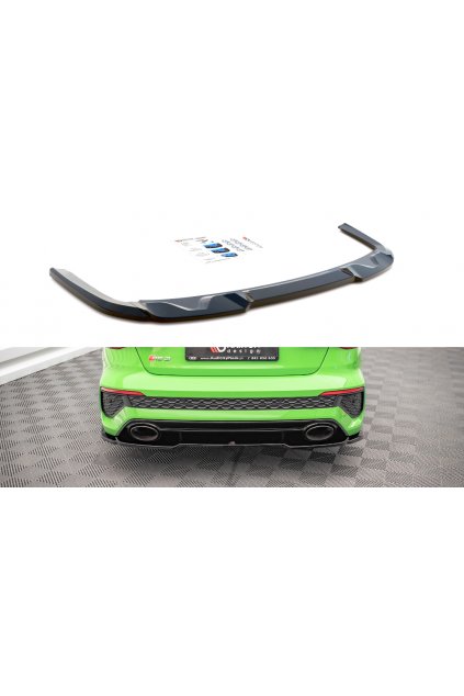 Maxton Design středový spoiler zadního nárazníku pro Audi RS3 8Y, carbon-Look, Sedan