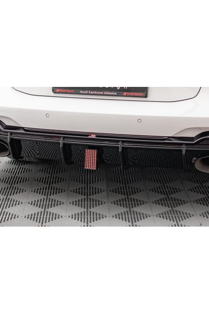 Maxton Design brzdové světlo pro Audi RS7 C8, černý lesklý plast ABS