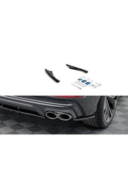 Maxton Design boční difuzory pod zadní nárazník pro Audi SQ8 Mk 1, carbon-Look