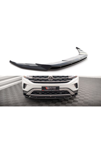 Maxton Design spoiler pod přední nárazník ver.2 pro Volkswagen Atlas Cross Sport Mk1, plast ABS bez povrchové úpravy