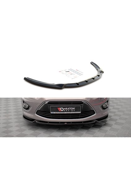 Maxton Design spoiler pod přední nárazník pro Ford C-max Mk2, černý lesklý plast ABS