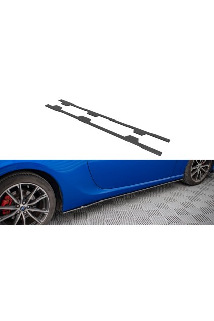 Maxton Design "Street Pro" difuzory pod boční prahy pro Subaru BRZ Mk1, Mk1 Facelift, plast ABS bez povrchové úpravy