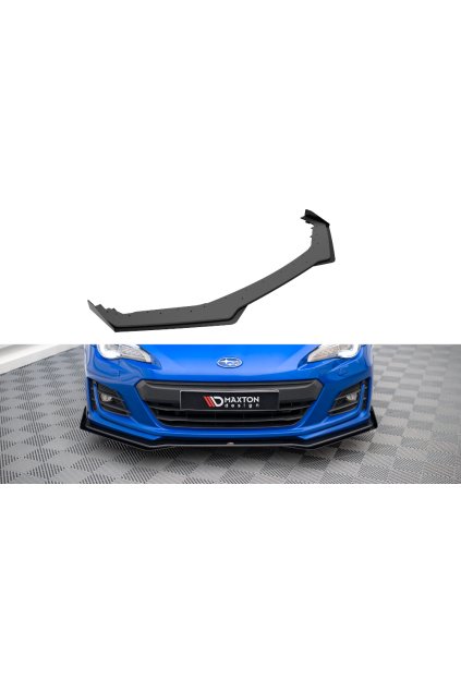 Maxton Design "Street Pro" spoiler pod přední nárazník s křidélky ver.1 pro Subaru BRZ Mk1 Facelift, plast ABS bez povrchové úpravy
