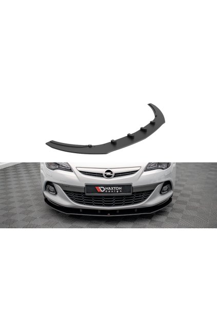 Maxton Design "Street Pro" spoiler pod přední nárazník pro Opel Astra J (Mk4), plast ABS bez povrchové úpravy, GTC OPC-Line