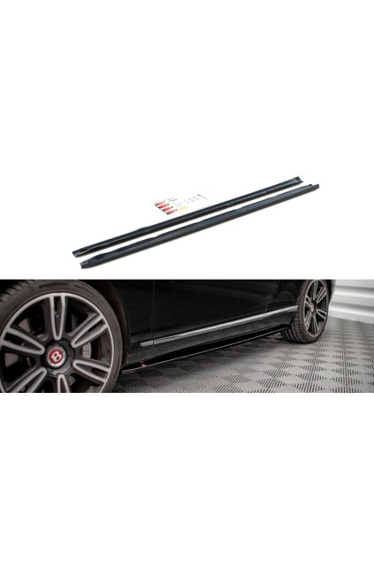 Maxton Design difuzory pod boční prahy pro Bentley Continental GT Mk2, plast ABS bez povrchové úpravy, V8 S, r.v. 2014-2016