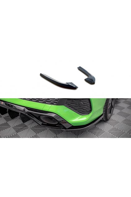 Maxton Design boční difuzory pod zadní nárazník pro Audi RS3 8Y, carbon-Look