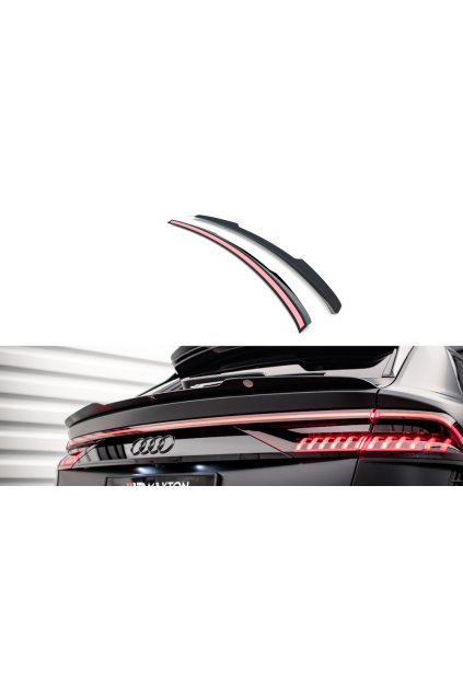 Maxton Design spodní prodloužení spoileru pro Audi RSQ8 Mk1, carbon-Look