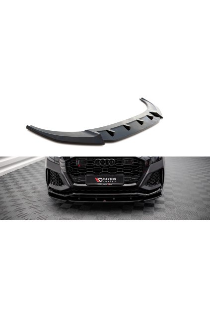 Maxton Design spoiler pod přední nárazník pro Audi RSQ8 Mk1, carbon-Look