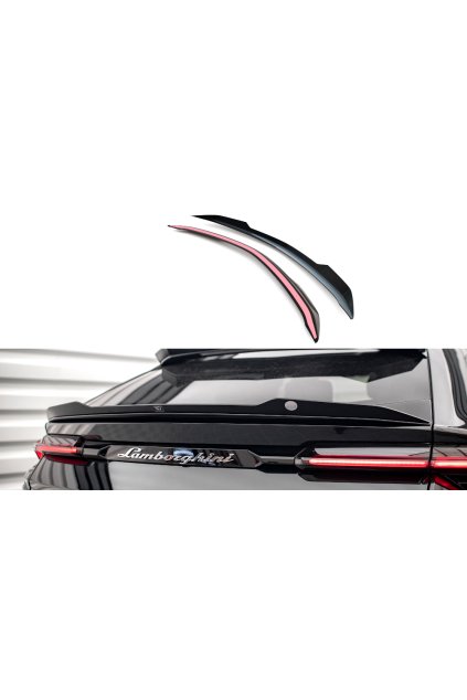 Maxton Design spodní prodloužení spoileru pro Lamborghini Urus Mk1, černý lesklý plast ABS