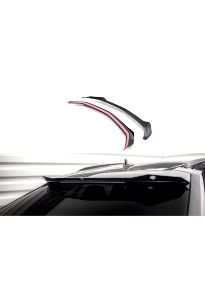 Maxton Design horní prodloužení spoileru pro Lamborghini Urus Mk1, černý lesklý plast ABS