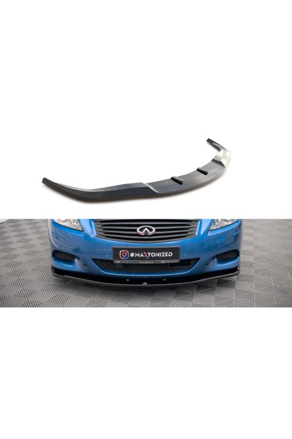 Maxton Design spoiler pod přední nárazník pro Infiniti G37, carbon-Look