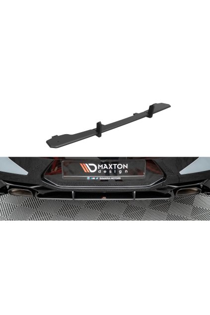 Maxton Design "Street Pro" difuzor zadního nárazníku pro BMW X4 G02 Facelift, plast ABS bez povrchové úpravy, s černou a červenou linkou