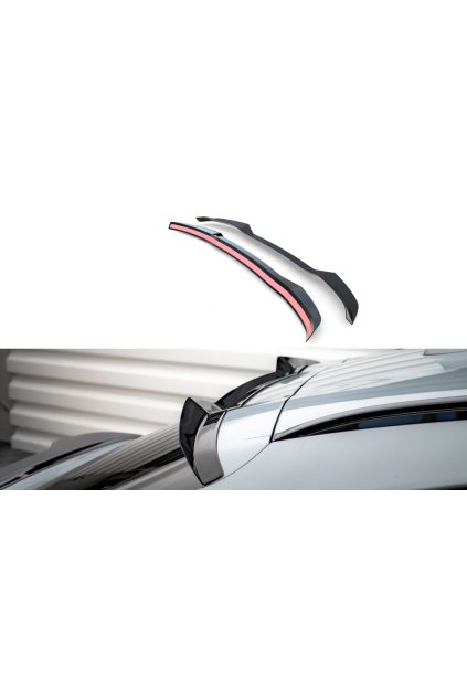 Maxton Design prodloužení spoileru ver.2 pro BMW X4 G02 Facelift, carbon-Look