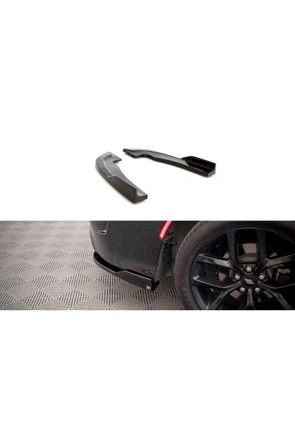 Maxton Design boční difuzory pod zadní nárazník pro Dodge Charger Mk7 Facelift SRT, plast ABS bez povrchové úpravy