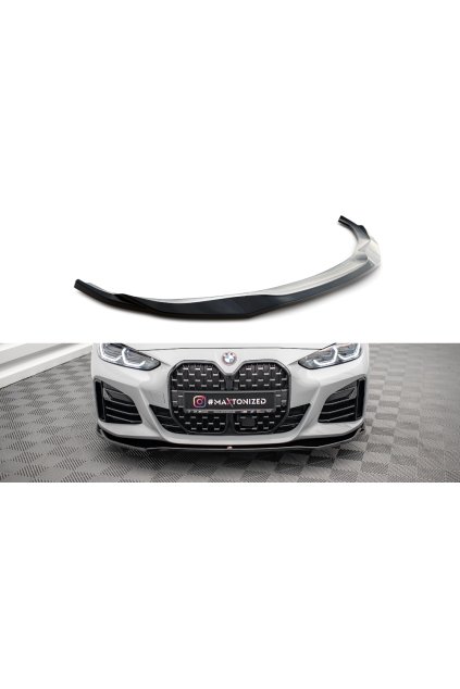 Maxton Design spoiler pod přední nárazník pro BMW řada 4 G26 M-Pack, carbon-Look