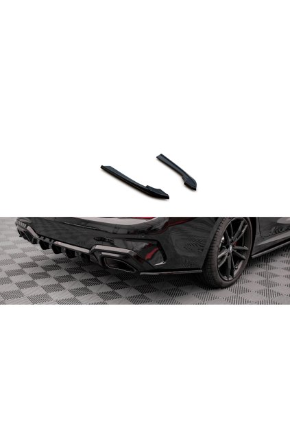 Maxton Design boční difuzory pod zadní nárazník ver.3 pro BMW řada 3 G20 M-Pack, G21 M-Pack, carbon-Look