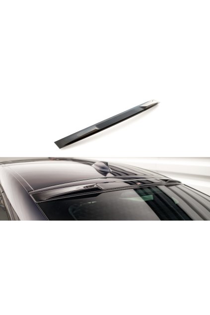 Maxton Design patka na zadní okno pro BMW X6 F16, černý lesklý plast ABS, M-Pack