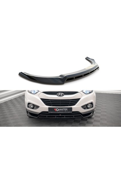 Maxton Design spoiler pod přední nárazník pro Hyundai ix35 Mk1, carbon-Look