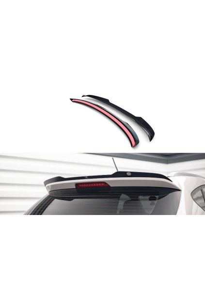 Maxton Design prodloužení spoileru pro Hyundai ix35 Mk1, černý lesklý plast ABS