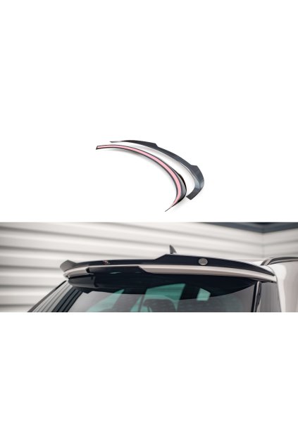 Maxton Design prodloužení spoileru pro Opel Insignia OPC Mk1, černý lesklý plast ABS